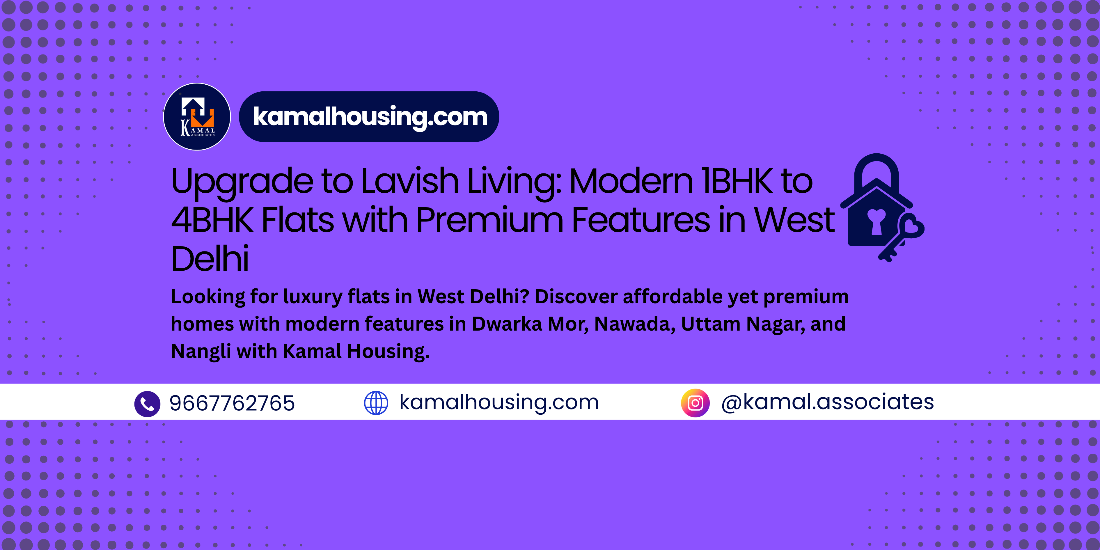 Upgrade to Lavish Living: Modern 1BHK to 4BHK Flats with Premium Features in West Delhi