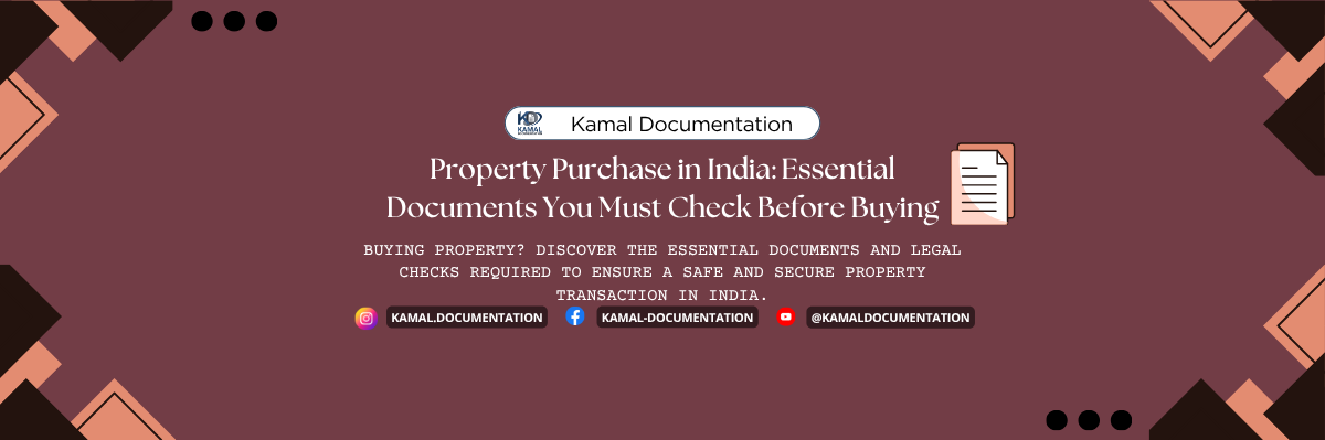 Property Purchase in India: Essential Documents You Must Check Before Buying