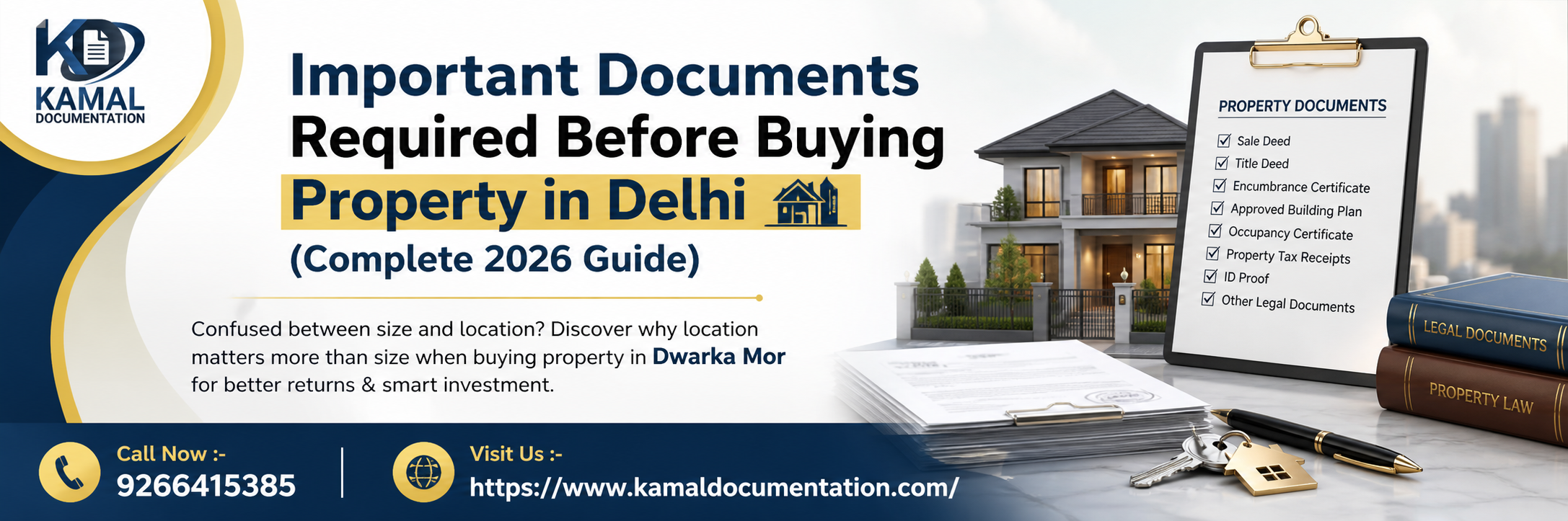 Important Documents Required Before Buying Property in Delhi (Complete 2026 Guide)
