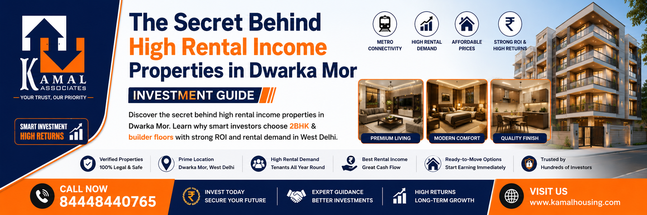 The Secret Behind High Rental Income Properties in Dwarka Mor