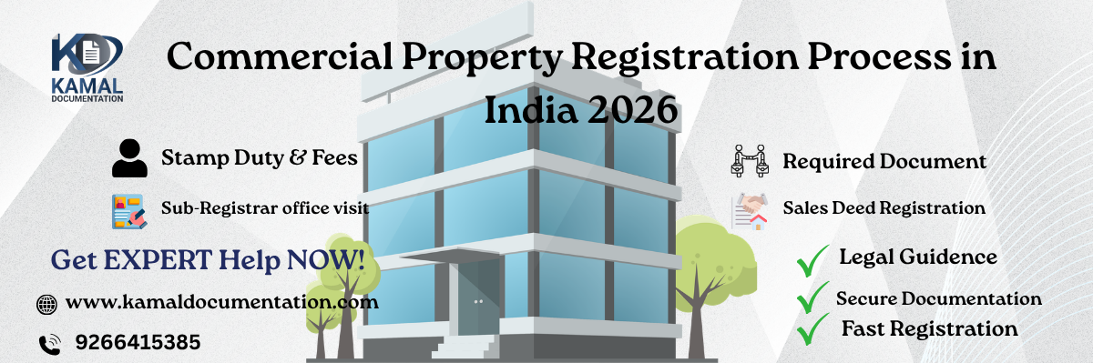 Commercial Property Registration Process in India 2026: Complete Step-by-Step Legal Guide